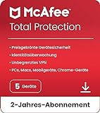 McAfee Total Protection 2024 | 5 Gerät | 24 Monate | Aktivierungscode per Email