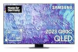 Samsung QLED 4K Q80C 75 Zoll Fernseher (GQ75Q80CATXZG, Deutsches Modell), Smart-TV, Direct Full Array, Neural Quantum Prozessor 4K, Real Depth Enhancer [2023]