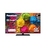 Panasonic TX-50MX700E, 50 Zoll 4K Ultra HD LED Smart TV, High Dynamic Range (HDR), Dolby Atmos & Dolby Vision, Google TV, Google Assistant, Chromecast, Mittelfuß, Schwarz