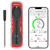 ThermoPro TempSpike Fleischthermometer Kabellos 150m Bluetooth Grillthermometer IP67 Meat Thermometer Bratenthermometer für Backofen Grill Smoker Rotisserie Airfryer Sicher im Geschirrspüler