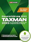 TAXMAN 2023 (für Steuerjahr 2022)| Download |Steuererklärungs-Software für Selbstständige, Gründer und Unternehmer Selbstständige | Download | PC Aktivierungscode per Email