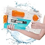 Beeyouk Kinder Wasserpistolen Spielzeug,Hochgeschwindigkeits Wasserspritzpistole,Elektrische Wasserpistole mit großer Reichweite 5–10M für Strand-Pool-Sommerparty, Outdoor Aktivitäten Wasserschlacht