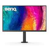 BenQ PD2705UA 27 Zoll 4K-Monitor mit Ergo-Arm, UHD, sRGB, Rec. 709, HDR10, IPS, AQCOLOR-Technologie, USB-C