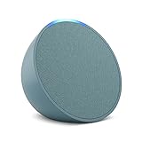 Zertifiziert und generalüberholt Echo Pop | Kompakter und smarter Bluetooth-Lautsprecher mit vollem Klang und Alexa | Blaugrün