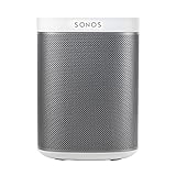 Sonos Play:1 Smart Speaker, weiß – Kompakter & kraftvoller WLAN Lautsprecher für unbegrenztes Musikstreaming – Feuchtigkeitsbeständiger Multiroom Lautsprecher