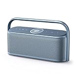 soundcore Motion x600 Bluetooth Lautsprecher, Lautsprecher Boxen Bluetooth mit Hi-Res Spatial Audio 50W räumlicher Sound IPX7 Wasserschutz 12h Wiedergabe Pro EQ Tragegriff AUX-IN (Blau)