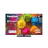 Panasonic TX-65MX700E, 65 Zoll 4K Ultra HD LED Smart 2023 TV, High Dynamic Range (HDR), Dolby Atmos & Dolby Vision, Google TV, Google Assistant, Chromecast, Mittelfuß, Schwarz