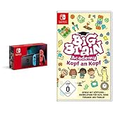 Nintendo Switch Konsole - Neon-Rot/Neon-Blau + Big Brain Academy: Kopf an Kopf - [Nintendo Switch]