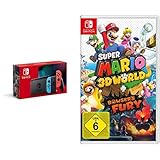 Nintendo Switch Konsole - Neon-Rot/Neon-Blau + Super Mario 3D World + Bowser's Fury - [Nintendo Switch]