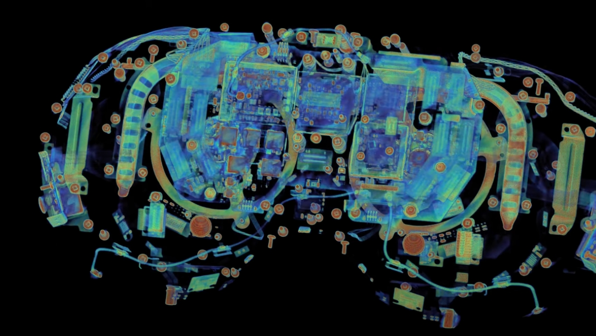 Apple Vision Pro: Ct-scan Der Brille Zeigt Unterschied Zur Meta Quest 