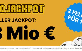 Heute 18 Millionen im Eurojackpot – 2 Felder für 1 Euro tippen