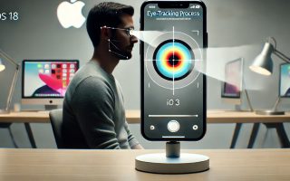 i-mal-1: Augen-Tracking in iOS 18 aktivieren