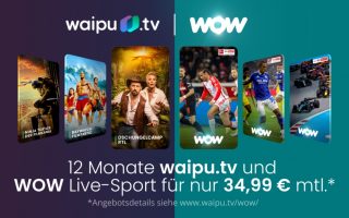 Heute Bundesliga-Start: Großer Deal für Sky und WOW Sport-Abo mit waipu.tv