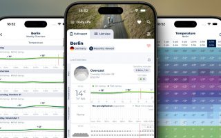 App des Tages: Sonuby Wetter mit großem Update