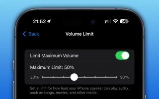 iOS 18.2: Lautstärke des iPhone-Lautsprechers begrenzen