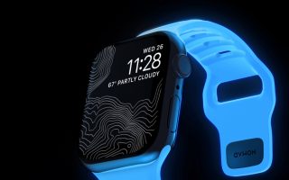 Limitiert und neu von Nomad: Icy Blue Apple Watch Armband