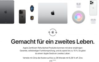 Apple Refurbished Store: Angebote im neuen Design