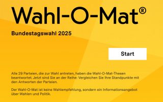 Bundestagswahl: Wahl-O-Mat jetzt verfügbar – auch als App