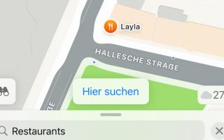 iOS 18: Apple Karten Suche ist lokal eingrenzbar