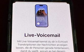 iOS 18: Live-Voicemail jetzt auf Deutsch verfügbar