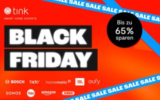 Black Friday: Smart Home von tink mit bis zu 65 % Rabatt