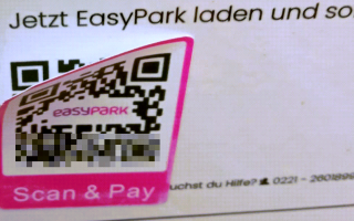 EasyPark: Polizei warnt vor gefälschten QR-Codes auf Parkscheinautomaten