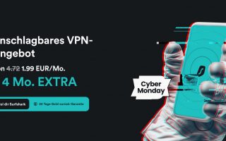 Surfshark VPN: Vier Monate gratis am heutigen Cyber Monday